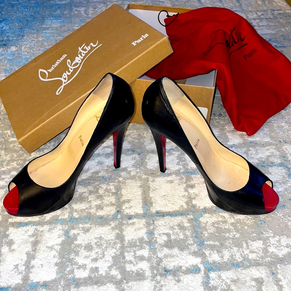 CHRISTIAN LOUBOUTIN VERY PRIVE heels. 120mm Heel. - Picture 2 of 5